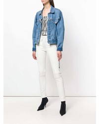 Unravel Project Lace Up Skinny Jeans
