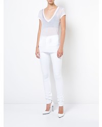 Thomas Wylde Lavender High Waisted Jeans