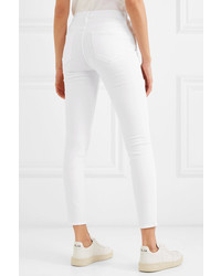 Frame Le Color Mid Rise Skinny Jeans