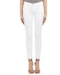 Frame Denim Le Skinny De Jeanne Skinny Jeans White
