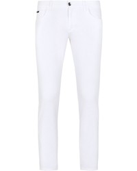 Dolce & Gabbana Logo Print Slim Fit Jeans