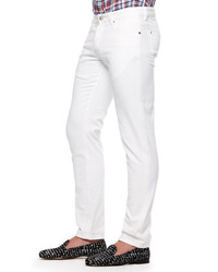 Michael Bastian Slim Fit Jeans White Michl Bastian