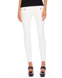 Michael Kors Michl Kors Zip Pocket Skinny Jeans White