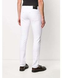 Canali Mid Rise Skinny Jeans