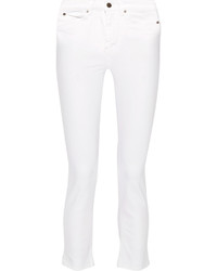 MiH Jeans Mih Jeans Niki Cropped Mid Rise Skinny Jeans White