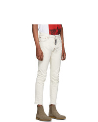 DSQUARED2 Off White Sexy Mercury Jeans