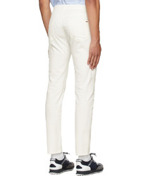 Dunhill Off White Twill Trousers