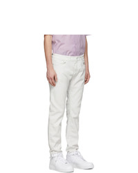 Off-White Skinny Regular Length Jeans