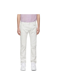 Off-White Skinny Regular Length Jeans