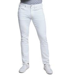 Seven7 Slim Straight Leg Jeans In White At Nordstrom