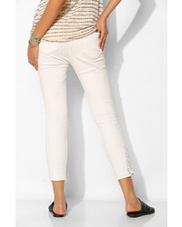BDG Twig Grazer High Rise Lace Up Ankle Jean White Screen