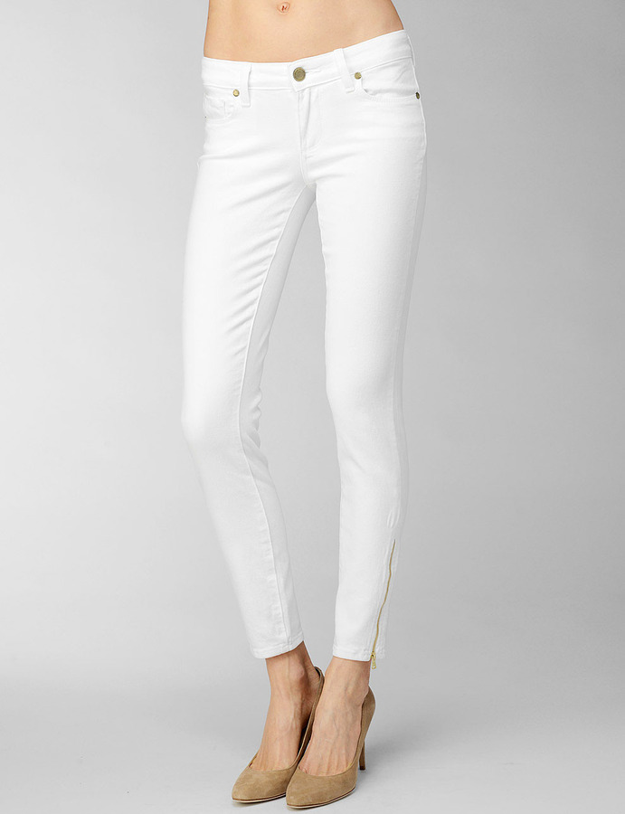 paige white skinny jeans