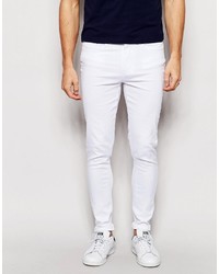 WÅVEN Waven Jeans Royd Extreme Super Skinny Fit Mid Rise White