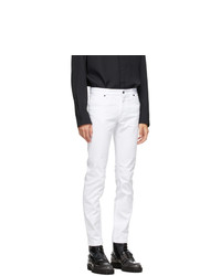Fendi White Joshua Vides Edition Skinny Jeans