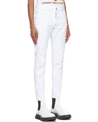 DSQUARED2 White Skater Jeans