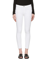Rag & Bone White Skinny Capri Jeans