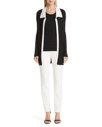 St. John Collection Bella Double Weave Skinny Pants