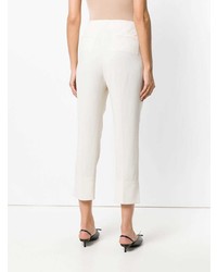 Theory Cropped Tailored Fitted Trousers