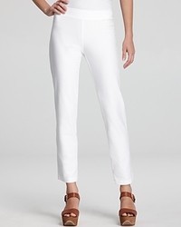 Eileen Fisher Slim Ankle Pants In White