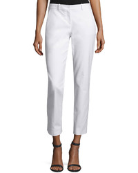 Michael Kors Michl Kors Collection Samantha Cropped Skinny Pants Optic White