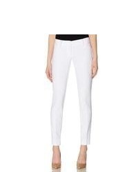 The Limited Drew Topstitched Skinny Pants White 8
