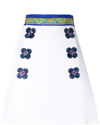 Dolce & Gabbana A Line Floral Skirt