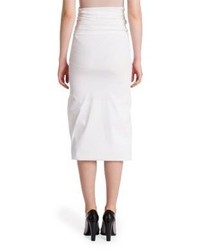 Jil Sander Cotton Blend Cinched Skirt