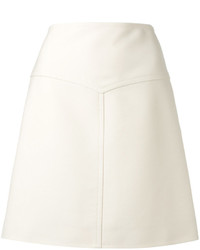Courreges Courrges High Waisted V Cut Out Skirt