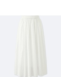 Uniqlo High Waist Cotton Lawn Volume Skirt