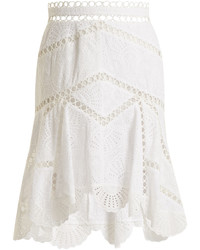 Zimmermann Mercer Fan Cotton Skirt