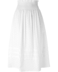 RED Valentino Broderie Anglaise Midi Skirt