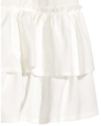 H&M Ruffled Skirt With Smocking