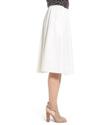 Madewell Sidewalk Cotton Midi Skirt