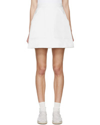 MSGM White Panelled Miniskirt