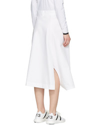 Y-3 White Technical Skirt
