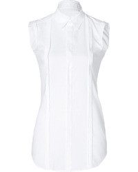 DSquared 2 Cotton Sleeveless Pleated Front Shirt