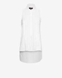 Exclusive for Intermix For Intermix Hi Lo Pleated Sleeveless Shirt