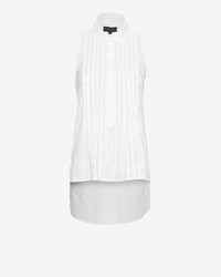 Exclusive for Intermix For Intermix Hi Lo Pleated Sleeveless Shirt