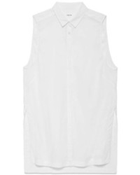 Helmut Lang Lawn Cotton Sleeveless Shirt