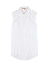 Michael Kors Michl Kors Collection Sleeveless Cotton Shirt