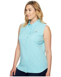 Columbia Plus Size Tamiami Sleeveless Shirt Sleeveless