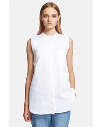Proenza Schouler Sleeveless Cotton Pique Shirt