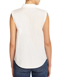 Eileen Fisher The Fisher Project Cotton Sleeveless Blouse