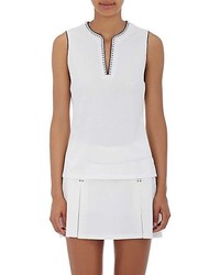 Tory Sport Cross Stitched Tennis Top