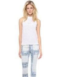 Joe's Jeans Embroidered Linen Kate Tank