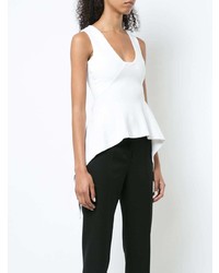 Rosetta Getty Fitted V Neck Top