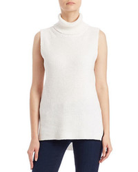 French Connection Sleeveless Knit Turtleneck Top