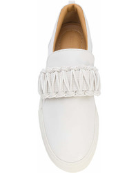 Buscemi Braided Detail Slip On Sneakers