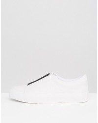 Asos Daisy May Wide Fit Slip On Sneakers