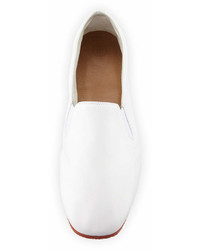 The Row Grace Leather Slip On Flat